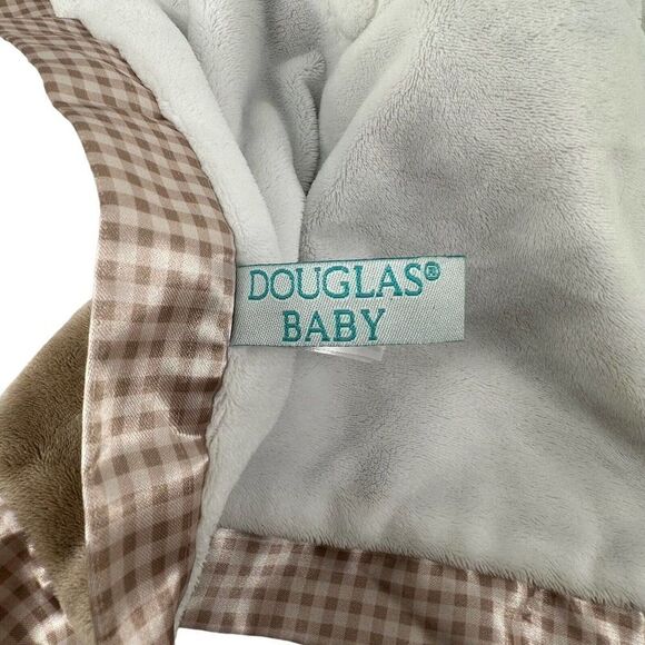 Sloth Lovey Douglas Baby Plush Comfort Brown Satin Trim Leaf New Born Cozy Soft - Picture 6 of 7